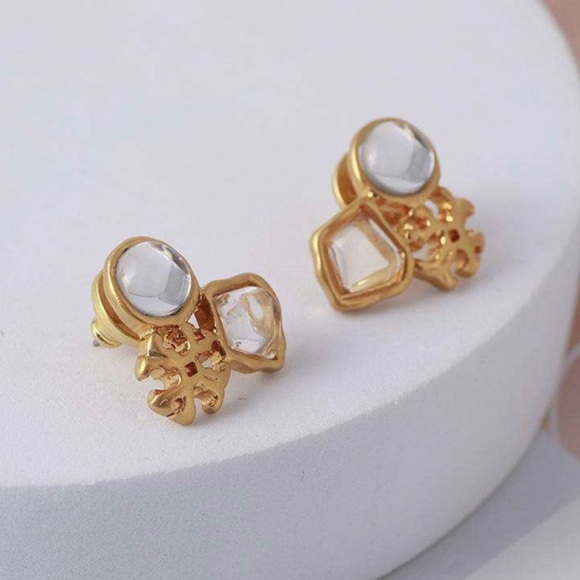 Tory Burch “Roxanne” Cluster Stud Earrings - Picture 5 of 8